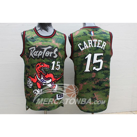 Maglia NBA Vince Carter Toronto Raptors Verde